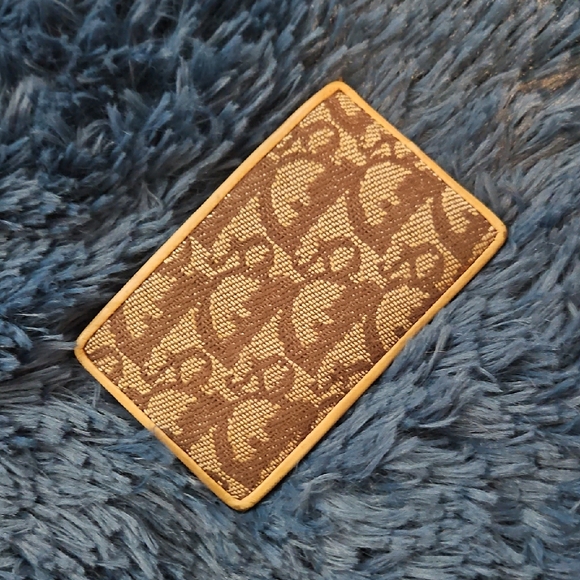 Authentic Vintage Dior Brown/Tan Leather Card Holder - Picture 2 of 7